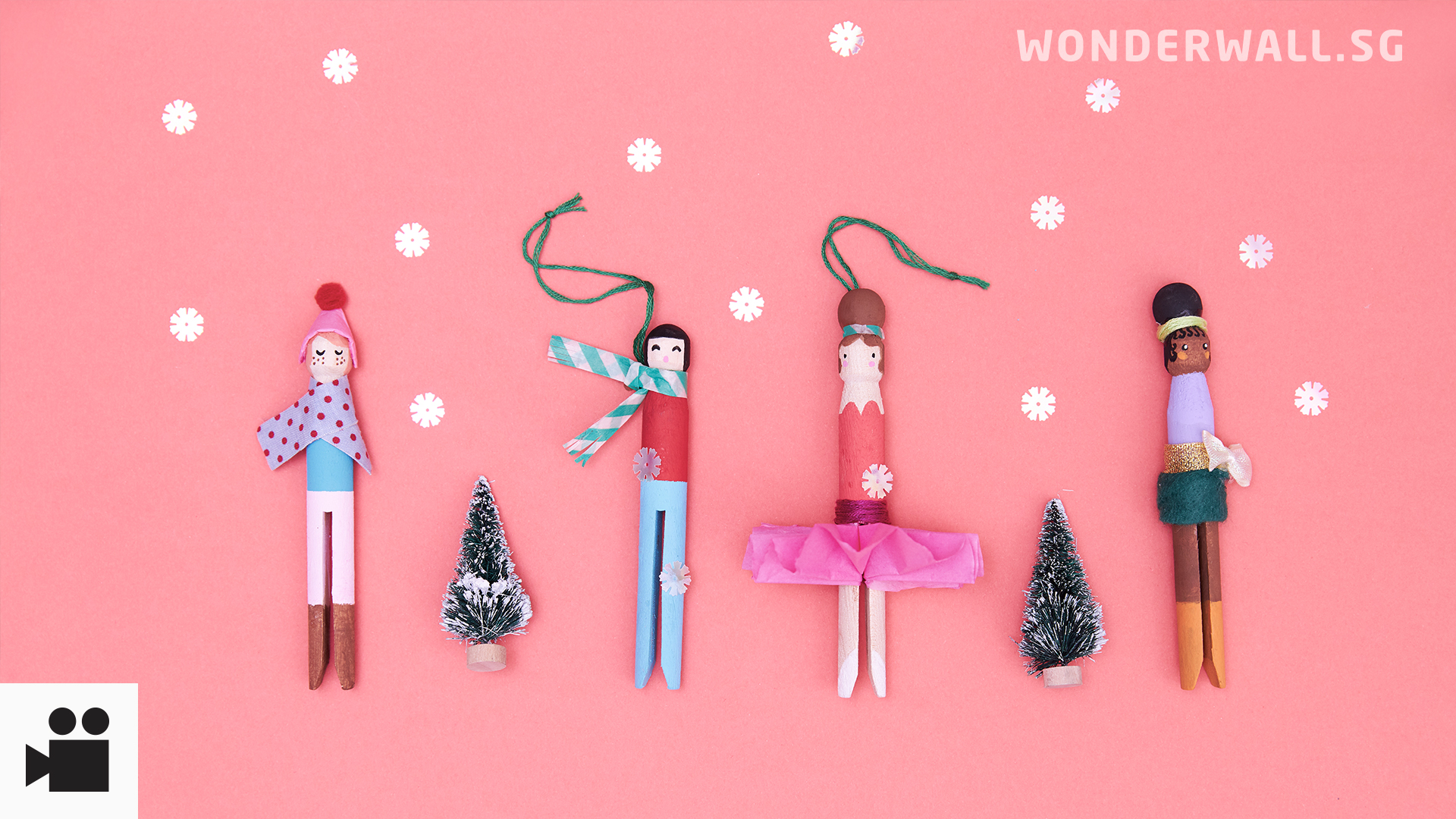 Christmas Crafting: Turn Clothes Pegs Into Awesome Holiday Ornaments