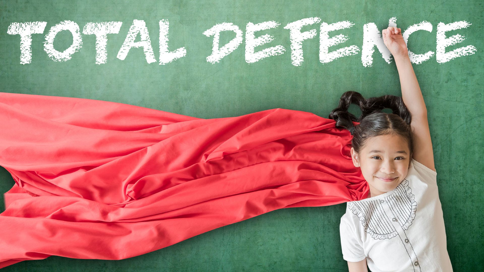 Teaching our kids about the importance of total defence, and continuing to have the “Singapore United” spirit.