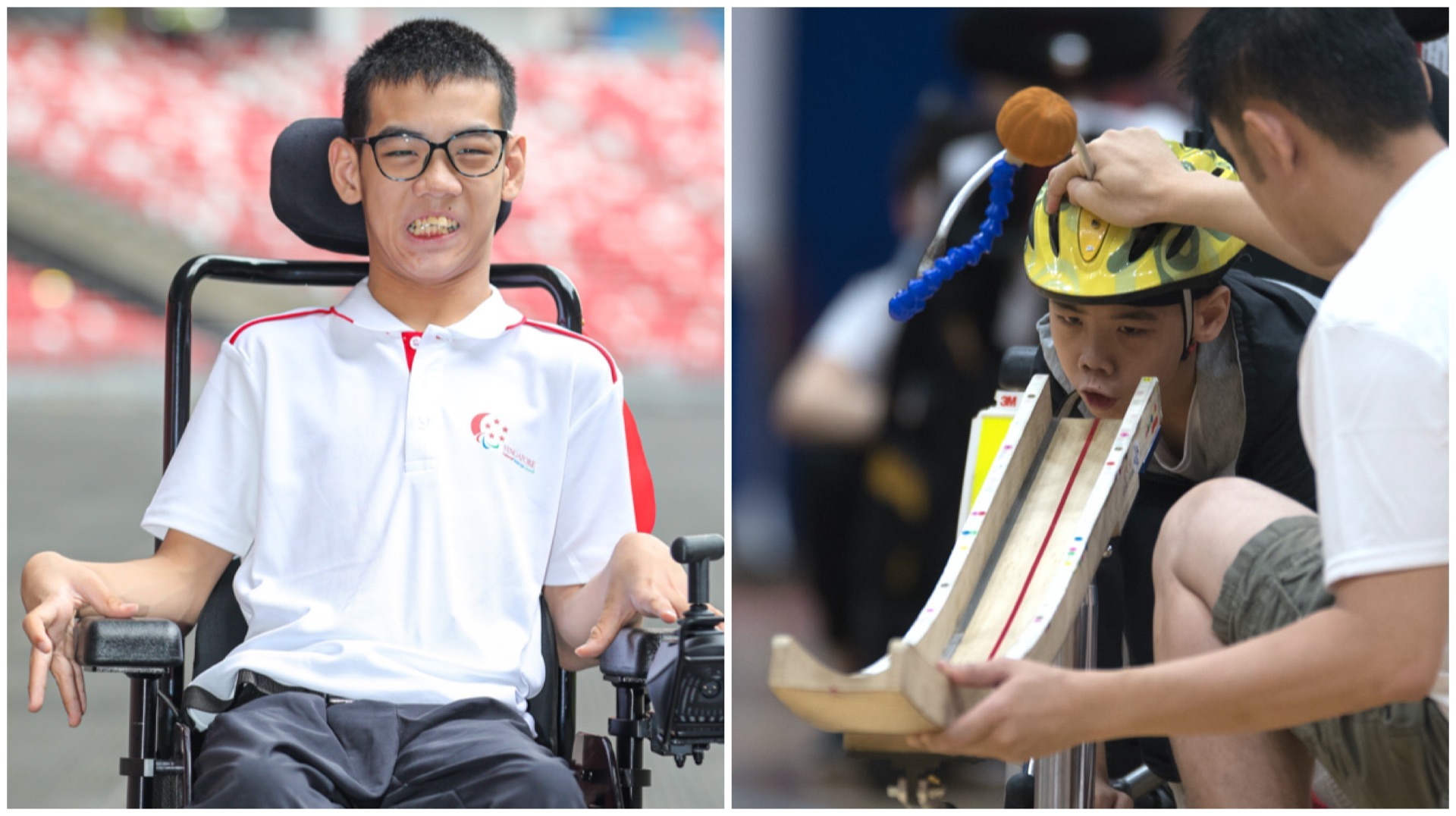 Paralympics Boccia: Para Boccia athlete Aloysius Gan Kai Hong.