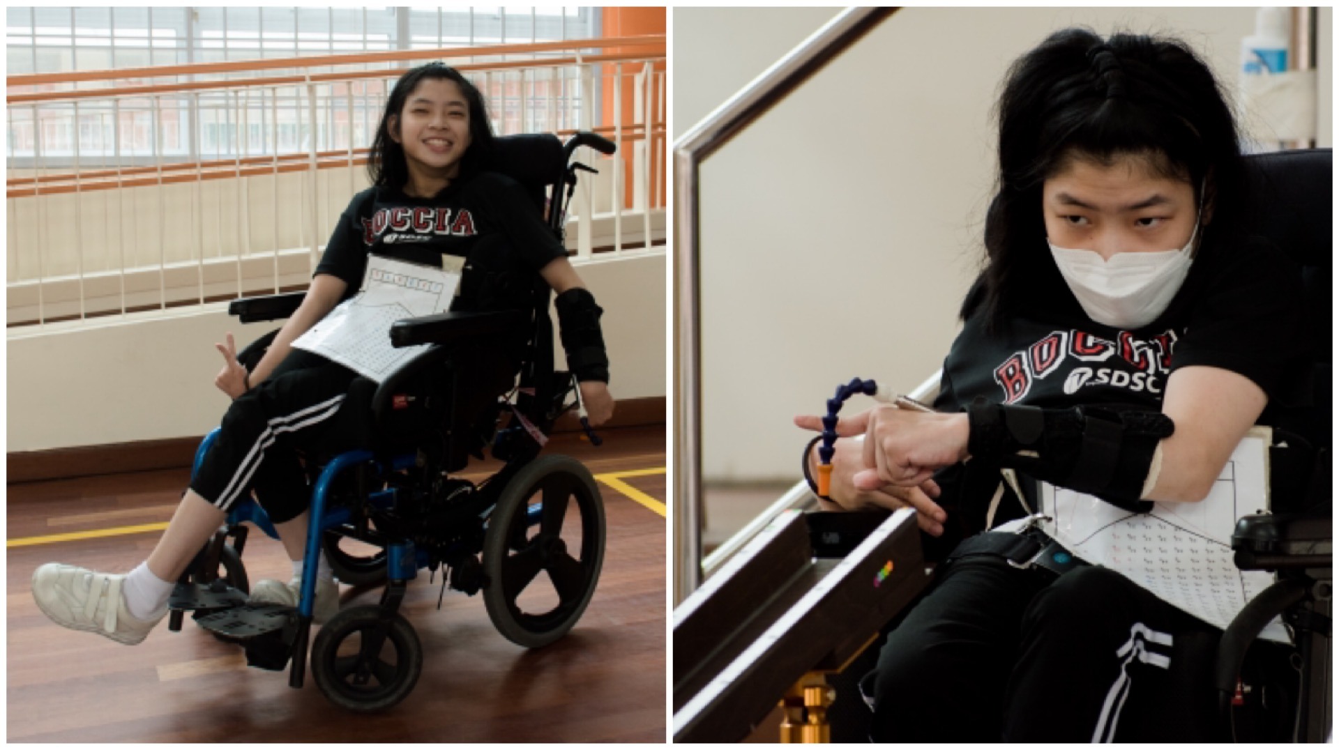 Paralympics Boccia: Para Boccia athlete Yan Jia Yi.