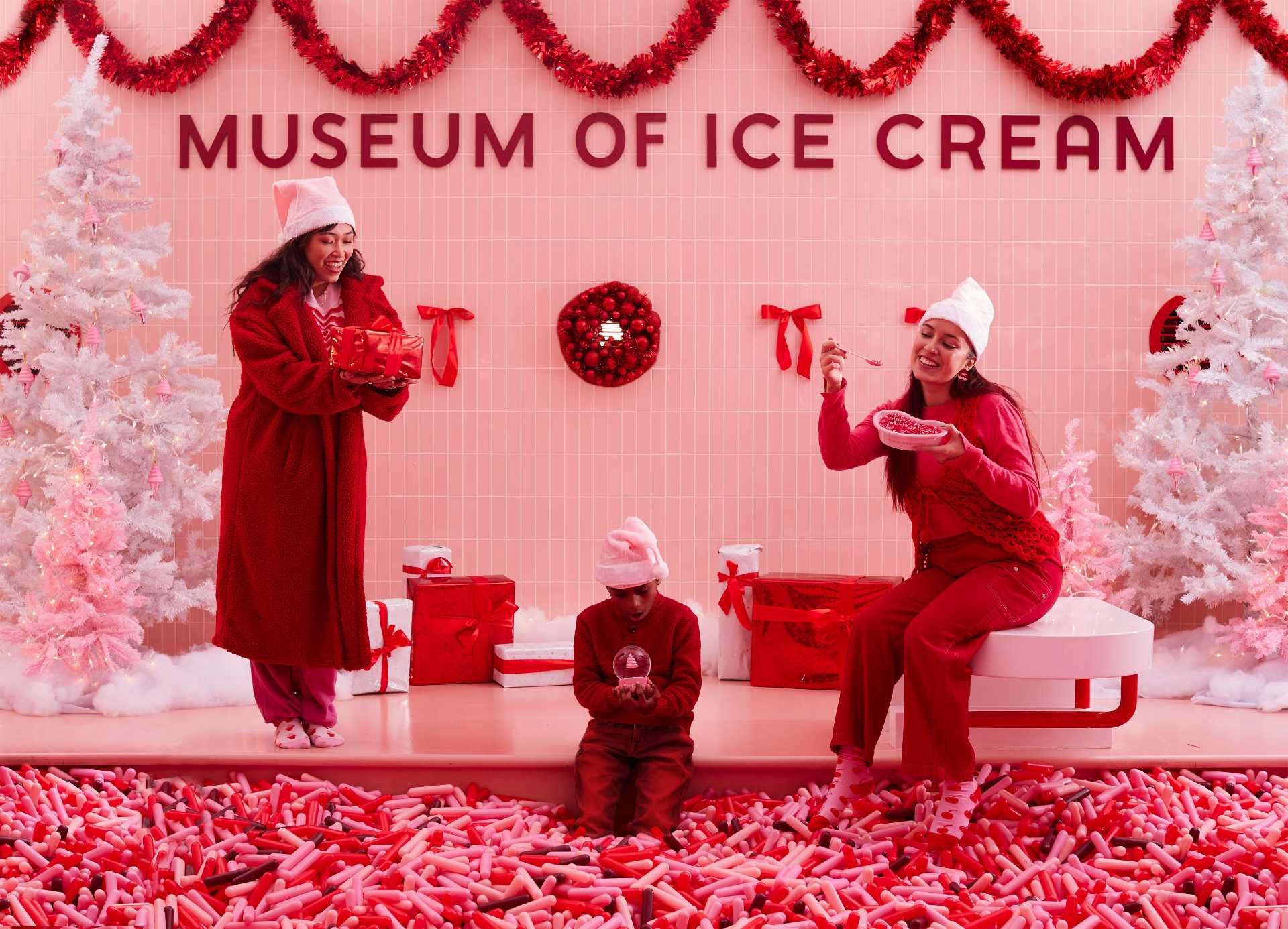 Pinkmas at Museum of Ice Cream.