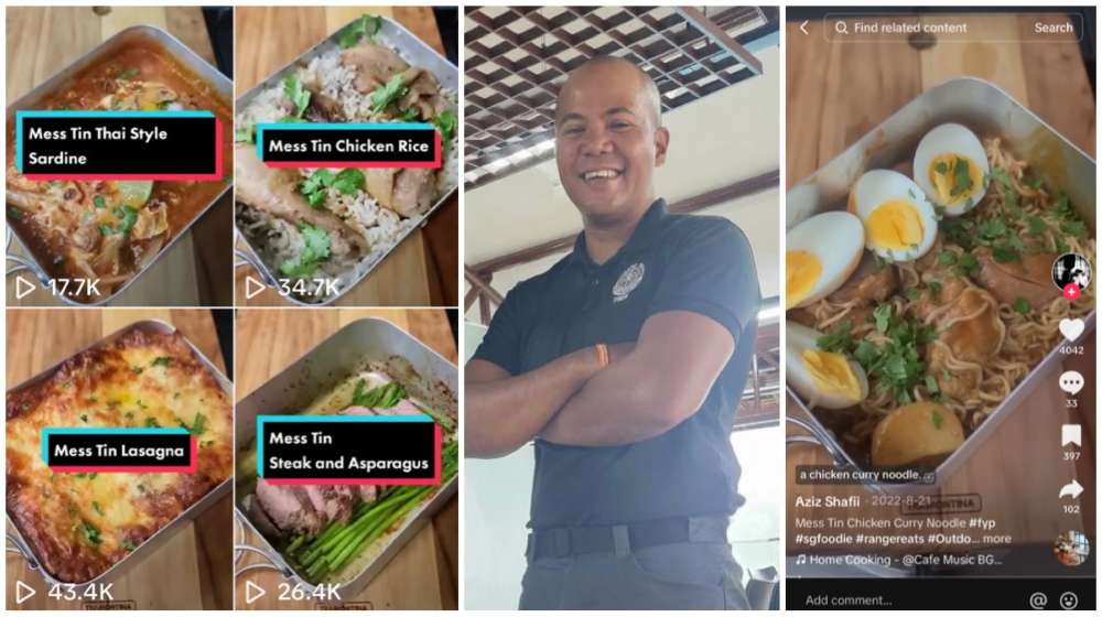 Ex-SAF Regular Cooks Up A Storm On TikTok With Mess-Tin Meals